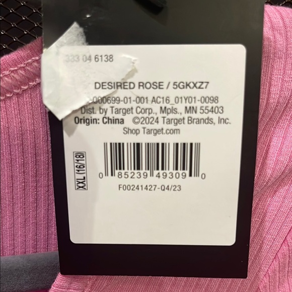 Art Class Ribbed Pink Kids Tee - Picture 3 of 3